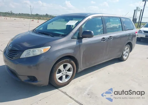 2013 Toyota Sienna L V6 7 Passenger из США, поврежденный, VIN 5TDZK3DC4DS383709